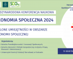 Międzynarodowa Konferencja Naukowa Ekonomia Społeczna 2024 Foto