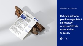 Ochrona zdrowia psychicznego dzieci i młodzieży w województwie małopolskim w 2022 r.