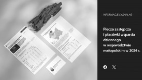 Piecza zastępcza i placówki wsparcia dziennego w województwie małopolskim w 2024 r.