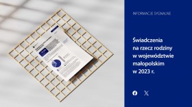Świadczenia na rzecz rodziny w województwie małopolskim w 2023 r.
