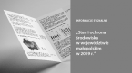 Stan i ochrona środowiska w województwie małopolskim w 2019 r. Foto