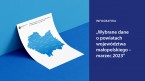 Wybrane dane o powiatach województwa małopolskiego - marzec 2023 Foto