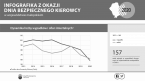 Infografika z okazji Dnia  Bezpiecznego Kierowcy  w województwie małopolskim w 2020 r. Foto