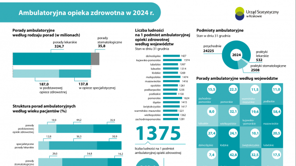 Ambulatoryjna opieka zdrowotna w 2024 r.
