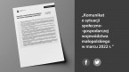 Komunikat o sytuacji społeczno-gospodarczej województwa małopolskiego w marcu 2022 r. Foto
