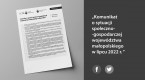 Komunikat o sytuacji społeczno-gospodarczej województwa małopolskiego w lipcu 2022 r. Foto