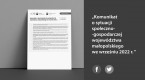 Komunikat o sytuacji społeczno-gospodarczej województwa małopolskiego we wrześniu 2022 r. Foto