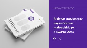 Biuletyn statystyczny województwa małopolskiego - 3 kwartał 2023