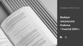 Biuletyn statystyczny Krakowa - 1 kwartał 2024