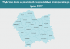 Wybrane dane o powiatach województwa małopolskiego w lipcu 2017 r. Foto