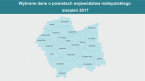 Wybrane dane o powiatach województwa małopolskiego w sierpniu 2017 r. Foto