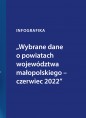 Wybrane dane o powiatach województwa małopolskiego - czerwiec 2022 r. Foto