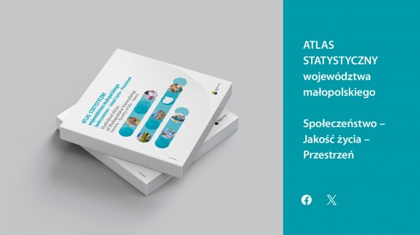 Atlas statystyczny województwa małopolskiego. Społeczeństwo - jakość życia - Przestrzeń