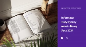 Informator statystyczny - miasto Nowy Sącz 2024