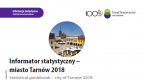 Informator statystyczny - miasto Tarnów 2018 Foto