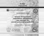 Konferencja „Sytuacja demograficzna województwa małopolskiego jako wyzwanie dla polityki społecznej i gospodarczej” Foto