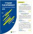 Tytułowy plan wydawniczy Urzędu Statystycznego w Krakowie 2019 Foto