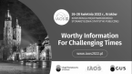 26-28 kwietnia 2022 r. Kraków Konferencja Międzynarodowego Stowarzyszenia Statystyki Publicznej Foto