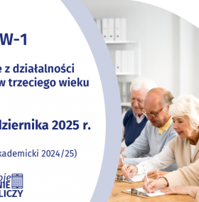 UTW-1 Sprawozdanie z działalności uniwerstetów trzeciego wieku